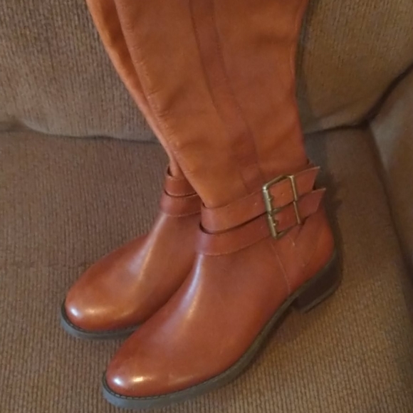 INC Womens Frankii Leather Riding Boots - Picture 6 of 6